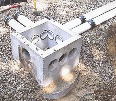 concrete drain field distribution box|6 outlet distribution box septic.